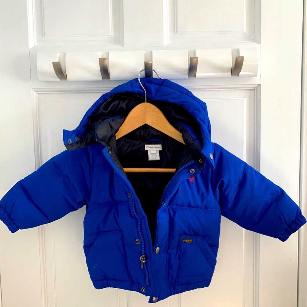 18M cobalt blue Ralph Lauren jacket